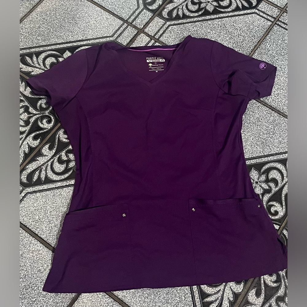 Healing hands scrub top